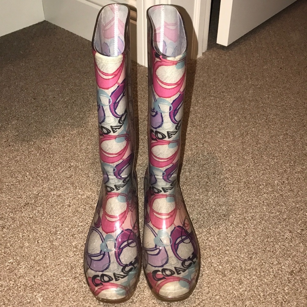 COACH Poppy Rain boots